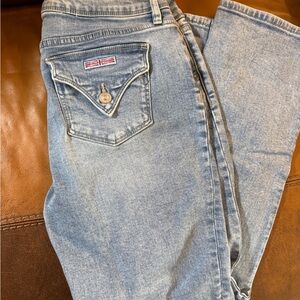 Hudson Jeans Light Wash Straight Leg Denim